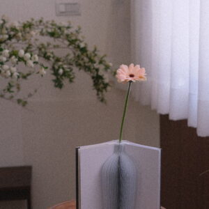 質感書本花器-01