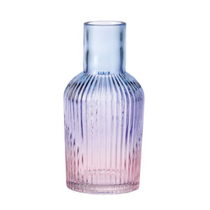 漸層玻璃花器 粉藍果凍